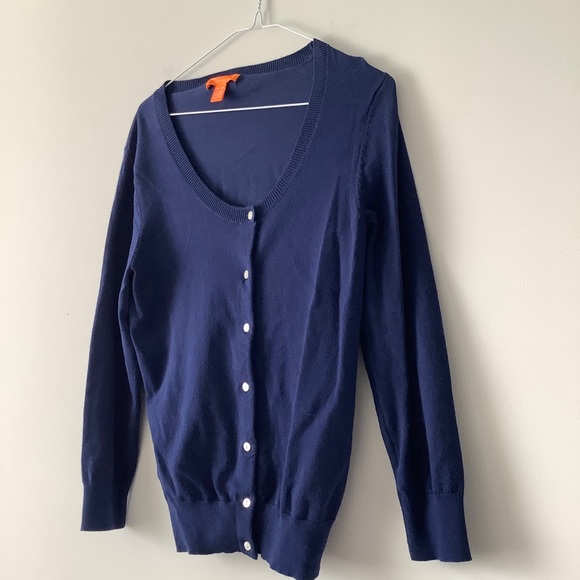 Joe Fresh Navy Blue Button-up Front Cardigan - XS - Picture 1 of 2